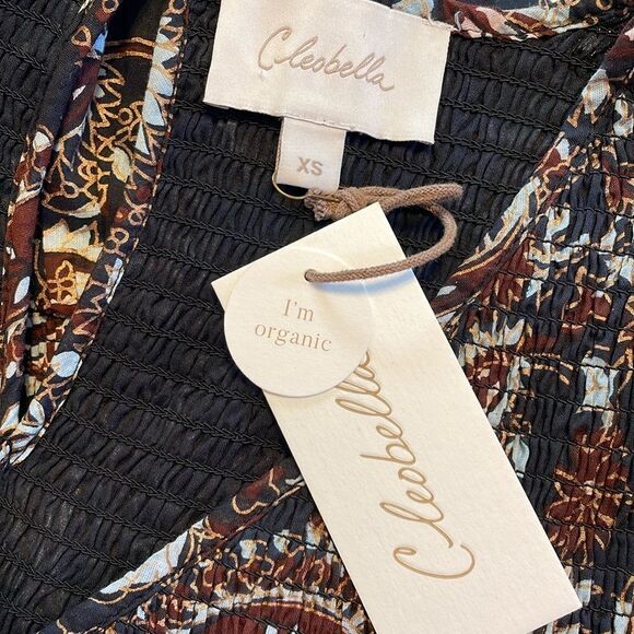 Cleobella Carly Tiered Ankle Dress Cotton Paisley XS - Picture 6 of 10